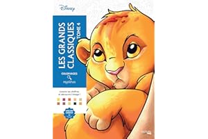 Coloriages mystères Disney - Les Grands classiques Tome 4