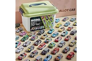 30 Pack Pull Back Toy Cars, Mini Die-Cast Race Cars Vehicles Bulk, Party Favor Cars Toys, Goodie Bag Stuffers, Pinata Fillers, Teacher Treasure Prize Box Toys for Boys Girls Toddlers 3+ Years Old