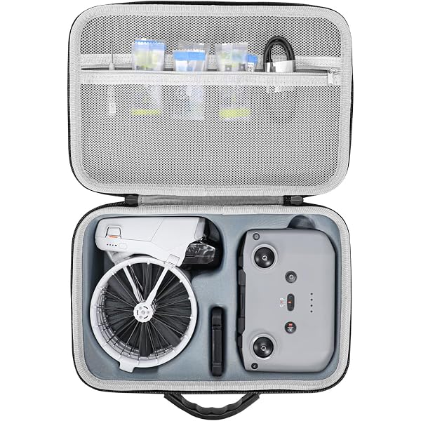 LEKUFEE Étui Rigide Étanche pour DJI Flip Drone, Bundle Fly More, DJI RC 2, RC N3/N2, Batteries (9 pièces), Hub de Charge et Plus d'Accessoires (Valise Seulement LEKUFEE Étui Rigide Étanche pour DJI Flip Drone, Bundle Fly More, DJI RC 2, RC N3/N2, Batteries (9 pièces), Hub de Charge et Plus d'Accessoires (Valise Seulement