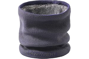 Onvavient Schal Herren Winter, Winter Halsschlauch Ski, Schlauchschal Halstuch Halswärmer Gesichtsschal Fleece Loop Schal Männer Frauen - Warm Dick Loopschal Nackenwärmer Sport Motorrad Fahrrad