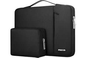 MOSISO Pokrowiec ochronny na laptopa 360, kompatybilny z MacBook Air/Pro, notebook 13–13,3 cala, kompatybilny z MacBook Pro 14 cali M3 M2 M1 2023-2021, pionowa torba z małym etui i paskiem na kółkach,