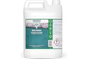 Nikwax RUG WASH Non-Detergent Equestrian Cleaner, 5L - Performance Cleaner for Horse Rugs, Animal Coats and Pet Beds with Breathable Linings