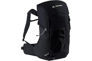 VAUDE Wanderrucksack Brenta 24l, wasserdichter Rucksack Damen & Herren, komfortabler Trekkingrucksack mit integrierter Regenhülle, praktische Fächeraufteilung