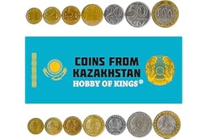 HOBBY OF KINGS Juego Completo de 7 Monedas de Kazajstán. 1-100 tenge. 1997-2020