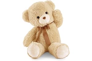 YunNasi Oso de Peluche 90cm,Oso de Peluche Gigante XXL,Marrón Claro