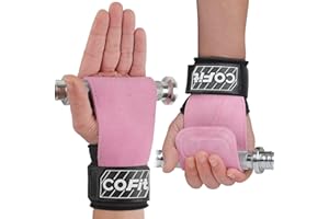 COFIT Cintas de Muñeca para Levantamiento de Pesas, Vendajes de Muñeca para Entrenamiento con Doble Capa de Cuero Oxford, Agarre Mejorado para una Protección Óptima de Mano y Muñeca