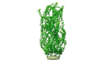 E.YOMOQGG Large Aquarium Aquatic Plants Decoration, Fish Tank Plants 21.5 inch Tall Large Green Plastic Artificial Plant Wild Bush Reeds for Aquarium Fish Tank Aquatic Greenery Decor Decoration (D)