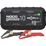 NOCO GENIUS10UK, 10-Amp Fully-Automatic Smart Charger, 6V And 12V Battery Charging Units, Battery Maintainer, Trickle Charger
