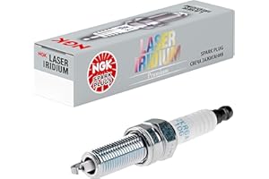 NGK Bougie d'allumage 97999 Électrode centrale à l'iridium 1-électrode de masse Antiparasitage 5kOhm avec siège à garniture plate Raccord-SAE fixe Ouverture de la clé: 16 mm Longueur du filetage: