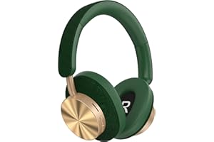 ND NEXT DESTINATION Bezprzewodowe Słuchawki Bluetooth 5.3 Nauszne Z Redukcją Szumów, Dźwięk Bass Stereo, 40H Czasu Pracy (Zielony)