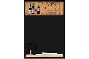 Chalkboards Uk Lavagnetta/Lavagna Da Cucina Con Vassoio Di Legno, Pezzo Di Gesso E Cancellino In Feltro, 29.7 X 20.7 X 1 Cm, Legno, Nero