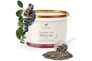 Laurel Nature Premium Plus Minerals 1,5kg [100% Natur] mineralfutter Pferde, Vitamin c Zink selen, mineralfutter für Junge Pferde/Freizeit/Pferd Senior Snacks Pferde Zubehör