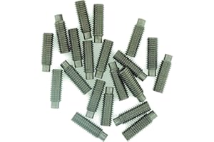 SINGULARITY SUPPLIES M10 (10mm x 16mm) Hex Socket Grub Screw (Dog Point) - Stainless Steel (A2) (Pack of 20)