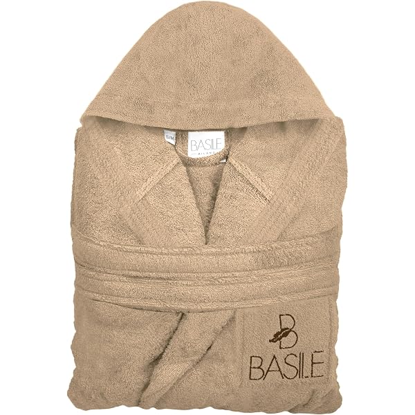 Accappatoio In Cotone Lungo FULDA Con Cappuccio - Per Uomo E Donna, Perfetto Per Sauna E Spa