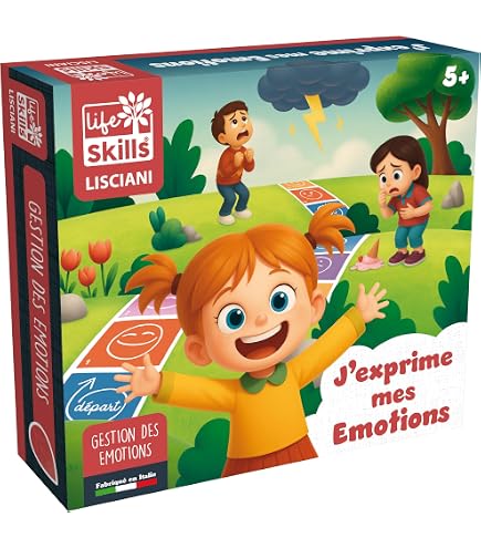 Lisciani Giochi Gioco di carte Gestione delle emozioni - Gioco educativo - LIFE SKILLS - Carte illustrate