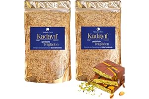 TLT FOODS - Kadayif Pack 2 Unidades x 200g | Masa Fina Crujiente para Choco Dubai Viral, Baklava, Künefe, Postres Orientales y Recetas Creativas