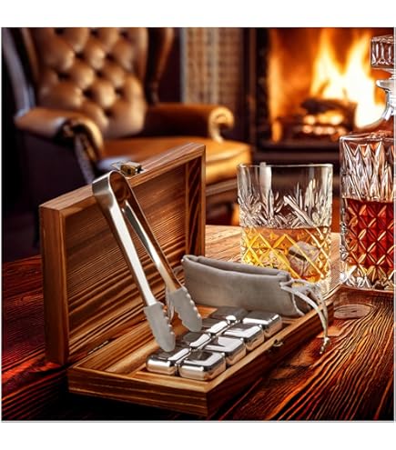 Secret De Gourmet - Lot De 9 Pierres à Whisky Glaçons 2cm Gris - Accessoire Cave à Vin - Achat & Prix