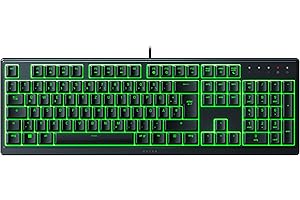 ‎RAZER Razer Ornata V3 X - Flache Membran-Tastatur mit Chroma RGB (Lautlose Membran-Switches, Ergonomische Handballenauflage, Tastenkappen Anti-UV-Beschichtun) QWERTZ DE-Layout | Schwarz