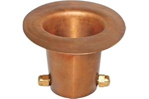 Monarch Rain Chains 25034 Pure Copper Gutter Adaptor