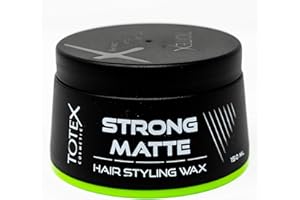 ‎TOTEX TOTEX ® Strong Matte Haarwachs I Stark Matt Hair Styling Wax 150 ml I 24-Stunden Süper Matte Effekt I Für Einen Mattes I Natürlichen Haarlook I Maximale Kontrolle I Für Profis