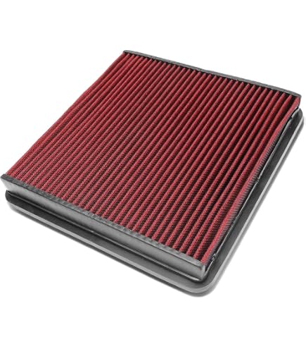 Reusable High-Flow Red Air Filter Panel – Fits 14-17 Infiniti Q50 & 07-14 Nissan Cube
