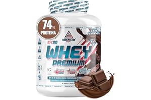 AS American Suplement | Premium Whey Protein | Proteína de Suero de Leche | Aumentar Masa Muscular | Alta Concentración de Proteína WPC80 | Kyowa Quality® (2 kg, Chocolate)