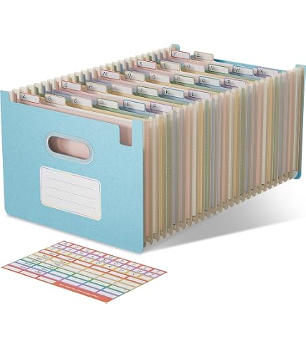 Trieur Documents A4 En Paille De Blé - 12 Compartiments Extensibles - Écologique, Sans BPA, Parfum Naturel