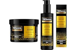 TRESemmé Champú, acondicionador y mascarilla Lamellar Shine pack de cuidado capilar para un acabado ultrabrillante de peluquería con tecnología Lamellar patentada 400 ml + 400 ml + 440 ml pack de 3