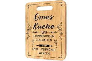 Gucass Oma Geschenk, Bambus Schneidebrett Oma Mit Liebevollem Spruch, Weihnachtsgeschenke Oma, Oma Geschenk Geburtstag, Oma Geschenk Weihnachten, Beste Oma Geschenke, Muttertagsgeschenk für Oma