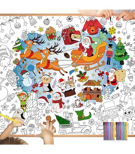 DAWCBVJQ Maison De Noël En Carton,Maison De Noël En Carton