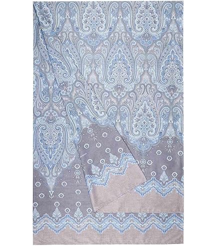 Foulard Bassetti Vicenza 100% Cotone 270x270 Cm - Sciarpa Decorativa Beige Per Arredo - Foto 2