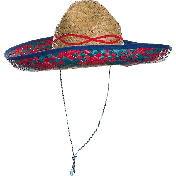 Poncho Messicano Cappello Party Fashion Widmann Milano Sombrero