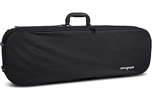 PURE GEWA Étui pour violon en noir/gris clair 4/4
