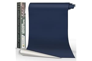 Xroam Simili Cuir Autocollant, 40x100 cm Bleu Marine Lisse, Patch de Réparation en Cuir Auto-adhésif, Reparation Autocollant Cuir Patch Rénovation pour Canapés, Sièges de Voiture, Chaises