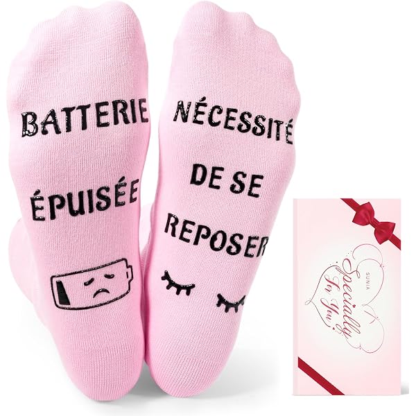 Chaussettes Humour Chocolat - Message "Si Tu Vois ça, Apporte-moi Du Chocolat" | Taille Unique, Antidérapantes, Cadeau Femme