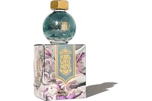 Ferris Wheel Press Fountain Pen Ink, FerriTales Collection, Deep Eucalyptus with Duochrome Green/Pink Shimmer, 20ml