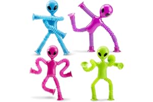 JOYIN 4 sztuki Pop Tube Alien Toys