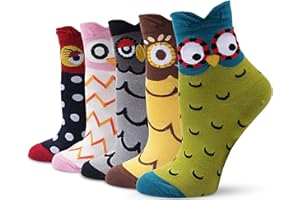 DiaryLook Womens Socks Funny Cute Animal Sock Cat Dog Socks Cotton Casual Ladies Sock Gifts for women