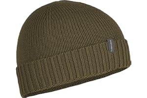 Icebreaker Unisex Merino Wool Vela Cuff Beanie - Loden/Khaki, OS