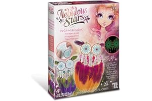 Nebulous Stars Dreamcatchers Craft Nebulous - Kit Créatif Attrape Rêves qui Brillent dans le Noir- Atelier Loisir Créatif et Art Manuel pour Enfant à partir de 7 ans - Coffret Création