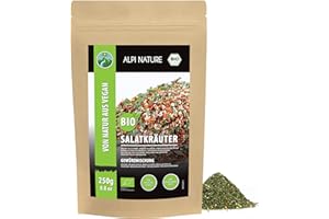 Alpi Nature Condimento BIO per Insalate 250g, Erbe e Spezie Biologiche per Condire Insalate