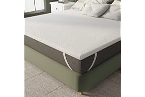 Novilla Surmatelas 140x190, 7.5CM Surmatelas en Mousse de confort, Certifié Sûr et Fiable par CertiPUR-US et Oeko-TEX, Absorbant et Respirant, Tissu Doux pour La Peau, Lavable
