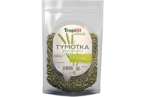 ‎TROPIFIT TROPIFIT NATURALS TYMOTKA GRANULOWANA 600G - Pokarm dla królika, świnki morskiej i innych małych ssaków i gryzoni