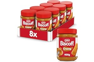 Lotus Biscoff Brotaufstrich - [8x] 400g Classic Lotus Biscoff Creme - Karamellgeschmack - vegan - ohne Zusatz von Aromen und Farbstoffen