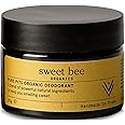 Sweet Bee Pure Pitts Natural Deodorant for Women & Men – Organic Aluminium-Free for Women, Men & Teens - Long-Lasting Protection from Body Odour – Gentle on Sensitive Skin, 60 ml