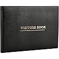 Arpan Deluxe Visitor Book Black for Business/Hotels/Guest Houses/Reception