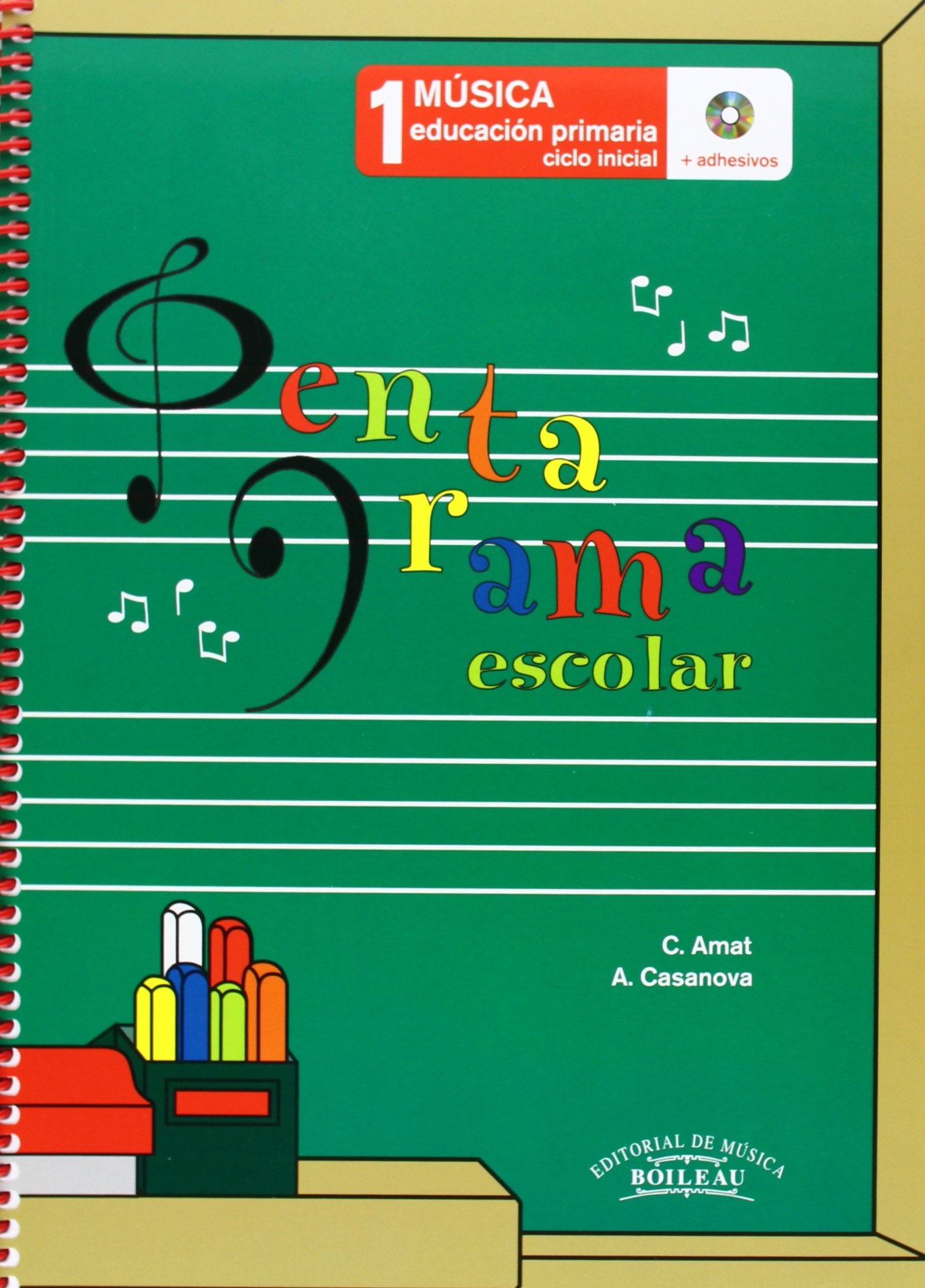 Pentagrama Escolar Música 1: Educación Primaria. Ciclo Inicial