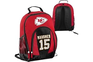 FOCO - Kansas City Chiefs Rucksack Turnbeutel - Patrick Mahomes #15, Mehrfarbig, Measures approximately 14.5"W x 5.5 x 17" L, Laptop
