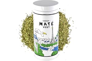 YVY MATÉ Yerba Mate Vert Bio Grand Cru 100g | Maté Bio Équitable Non Fumé | Doux, végétal et naturellement plus sucré | Boîte en fer blanc | Environ 40 tasses | Boisson Détox