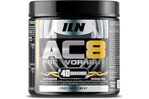 IRON LABS NUTRITION AC8 – Pre Workout Powder – Preworkout for Men and Women with Creatine and Caffeine – Pre-Workout Supplements - 360 grams (Tropical Blast)